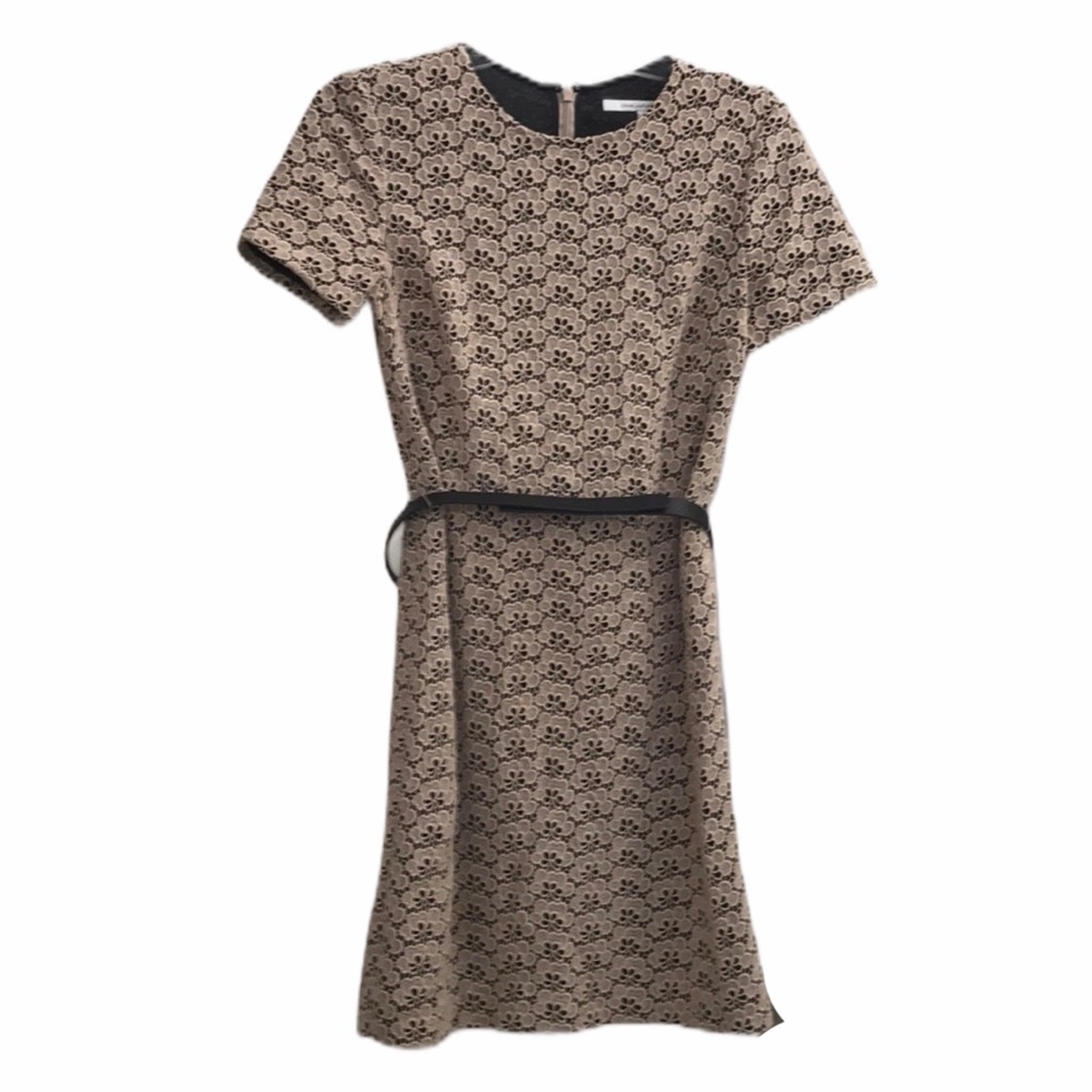Diane von Furstenberg Beige Lace Dress wit…
